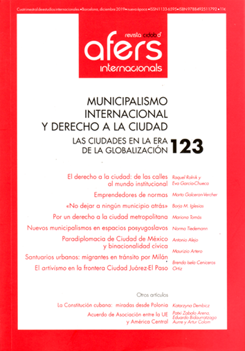 Revista CIDOB d'Afers Internacionals 123 - VV. AA.